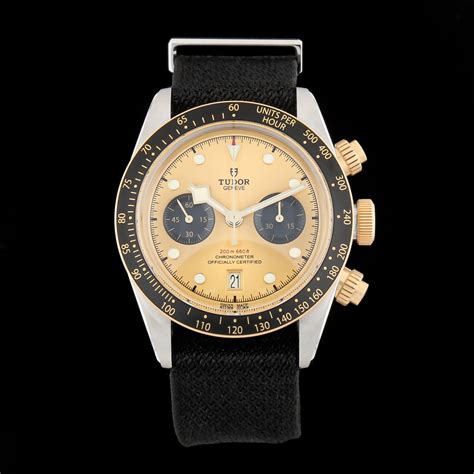 TUDOR HERITAGE Black Bay Chrono Acciaio e Oro 